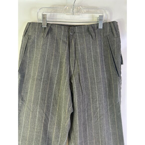 Vintage Y2K Volcom Pinstripe Baggy Skater Pants Grunge - Picture 2 of 11